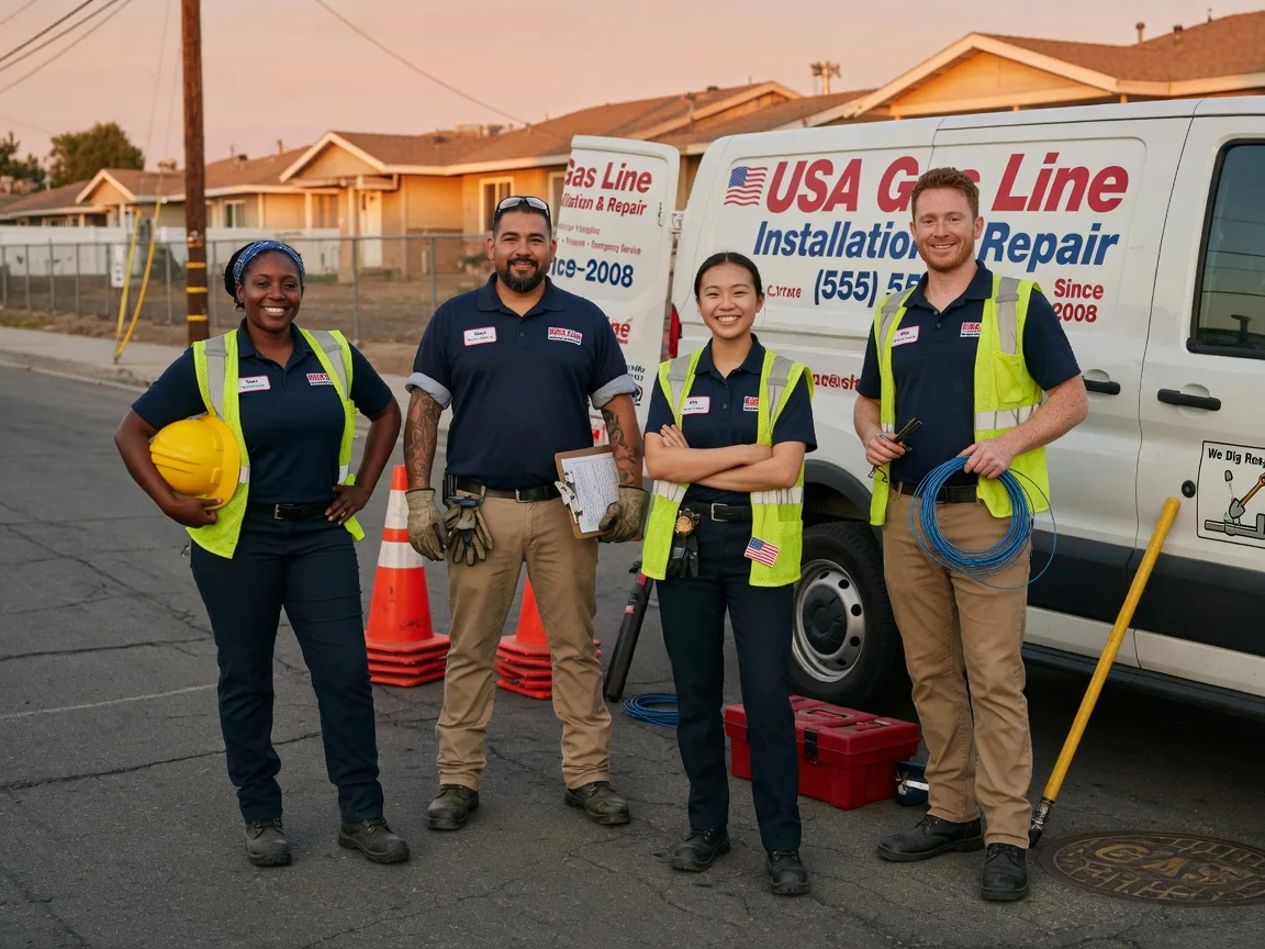 Gas Line Installation company in Four States, WV